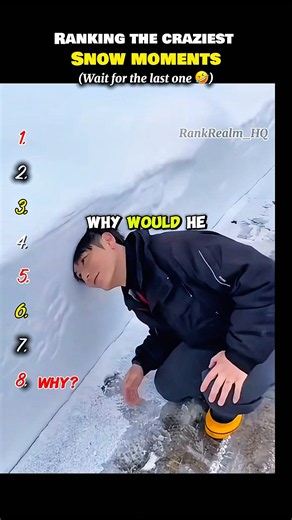 Ranking the craziest snow moments 🥶 #usa #viral #blowup #snow