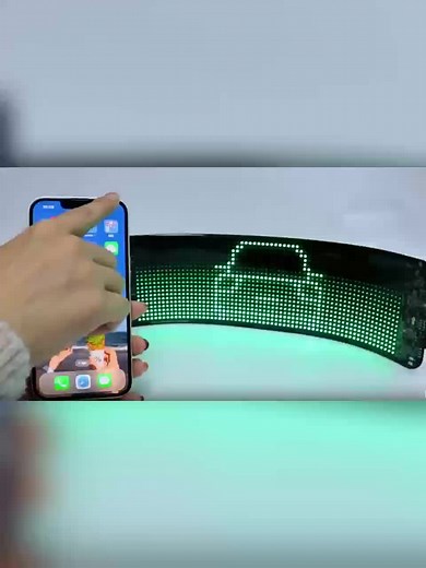 Soft and Foldable LED Display – Perfect for Creative Uses!#fypツ #tiktok #fyp