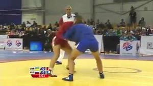 Women's Sambo match ends in a beautiful flying armbar! | Champions