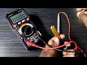 How to Check DC Battery Current with KAIWEETS Digital Multimeter | Ampere and Milliampere