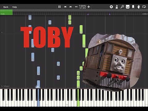 Toby the Tram Engine’s Theme - Piano tutorial