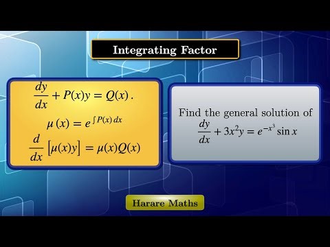 ODEs | Integrating Factor