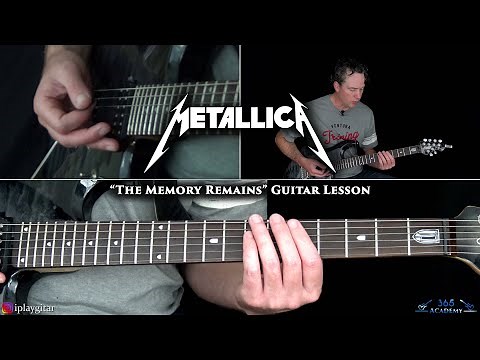 Metallica - The Memory Remains Guitar Lesson