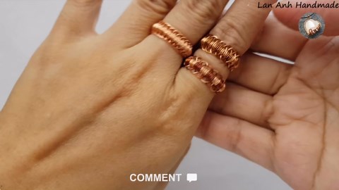 Braided wire bangle, rings and ear cuff - A little change, will come out different patterns 550