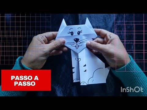 ❤️How to make paper origami – how to make a cat origami – how to make an origami cat