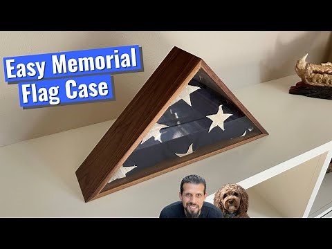 Memorial Flag Display Case