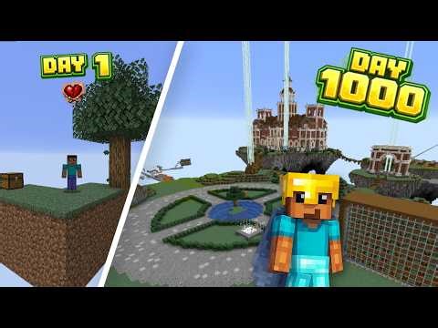1000 Days in Hardcore Skyblock… (World Tour + Download) [Ep. 39]