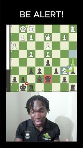 How to avoid knight forks in chess #chess