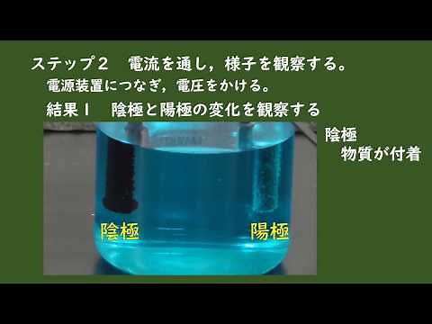 【中2理科】塩化銅水溶液に電流を通したときの変化 解説編