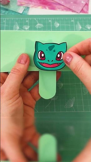 DIY Paper Bulbasaur Wallet 🐸 💸