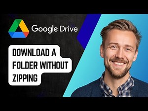 How to Download a Folder Without Zipping from Google Drive | Step-by-Step Tutorial 2025