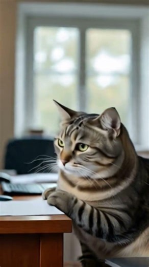 cat is using computer 🖥️ #cat #kitten #funny