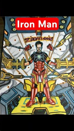 Drawing Iron Man #marvel