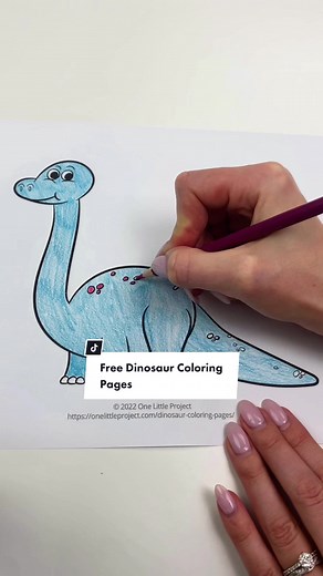 Free Printable Dinosaur Coloring Pages for Kids and Adults