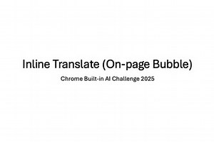 Inline Translate (On-page Bubble)