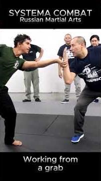 Working from a grab #combat #fighter #army #military #systema #combat #combatsports #selfdefense