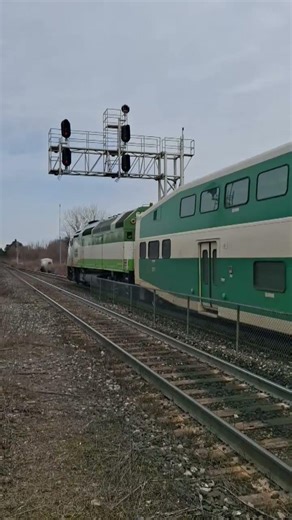 Metrolinx GO Transit Commuter Train at Aldershot