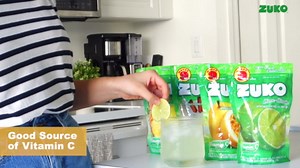 ZUKO Raspberry Tea Instant Powder Drink, No Sugar Needed, Family Pack 14.1 Oz (Pack of 6)