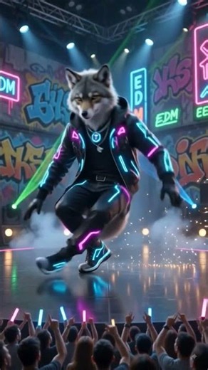 High energy dance of fox 🦊#viral #trending #youtubeshorts #comedy #funny