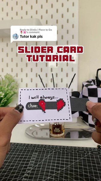 Tutorial: สอนทำการ์ดlove youเเบบดึง | การ์ดเลื่อนเก้าอี้