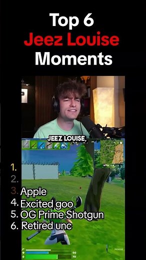THE TOP 6 JEEZ LOUISE MOMENTS