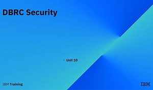Unit 10, Section 1: DBRC Security