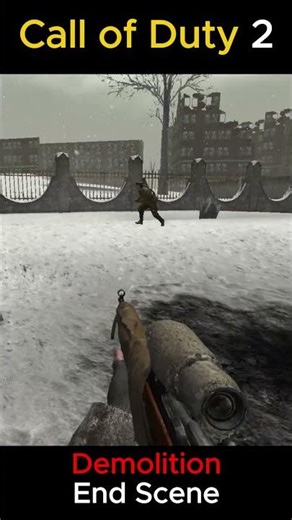 COD 2 Demolition End Scene #viral #codmw #slicetosave