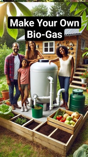Make your own Biogas #biogas #renewableenergy #cooking #lpg