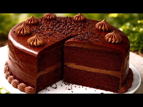 Moist Chocolate Cake Recipe from Scratch | Bakery Style Chocolate ganache cake