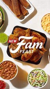 Picking favorites is encouraged when it comes to the new Fam Feast. Come try the new Fam Feast today! | El Pollo Loco