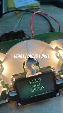 TIP for performing mileage correction on Mercedes Instrument Cluster. W210 W208 W202 #eclass