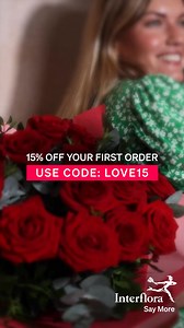 The right time to try Interflora, new customers enjoy 15% off this Valentine's Day 💐💕 | Interflora UK