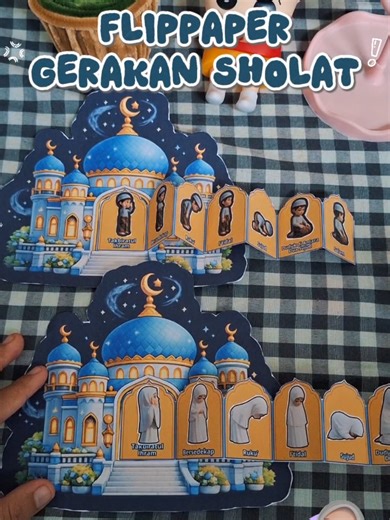 Flippaper Gerakan Sholat membantu anak-anak belajar urutan gerakan sholat yang benar. #inspirasikelas #gerakansholat #pembelajarankelas #kegiatanramadhan #mediabelajar