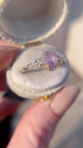 Opalescent Sapphire Jewelry Collection | Unique Engagement Rings