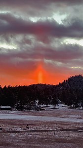 PAGOSA SPRINGS COLORADO 🏔️ 12/24/23 Christmas Eve sunset 🌅 #colorado #sunset #videooftheday | High Altitude Pagosa