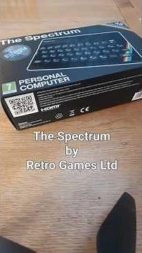 Unboxing The Spectrum by Retro Games Ltd - the new 2024 edition of the 80s Zx Spectrum 48k
