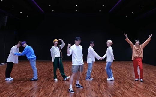 【防弹少年团】4K版 Butter Dance Practice！！