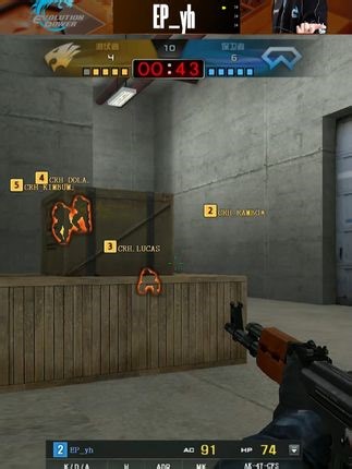 【CFSI Day4最佳时刻】选手EP_yh，灵活身法瞬秒三人！#2024CFSI #2024CF