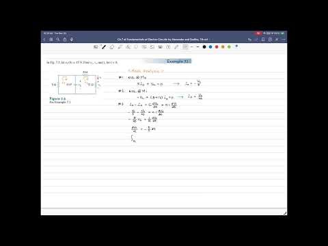Example 7.1 (2) Mesh Analysis, Fundamentals of Electric Circuits, 7th ed, by Alexander & Sadiku