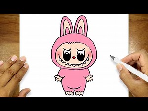 How To Draw A Labubu Pink | Labubu Pictures - Videos For Kids