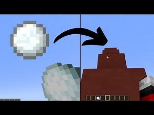 Créer des ponts avec des boules de neige!(Command Block)