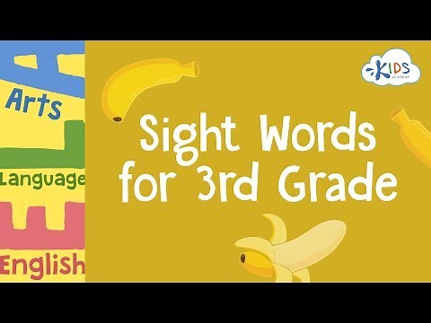 Sight Words Worksheets for 3rd Grade | Kids Academy