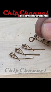 Making replacement clutch springs forthe 1918 Structo Tank clockwork motor | Chip Channel Restorations