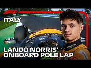 Lando Norris’ Pole Lap | 2024 Italian Grand Prix | Pirelli