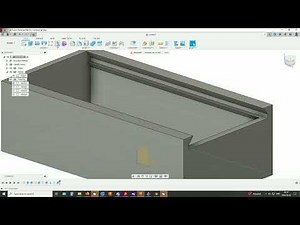 Modeling a box with sliding lid - sketch, extrude