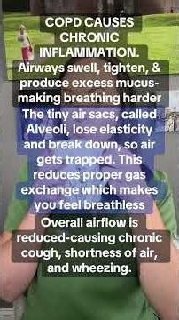 What does COPD do to Your Lungs from a Respiratory Therapist #health #copd