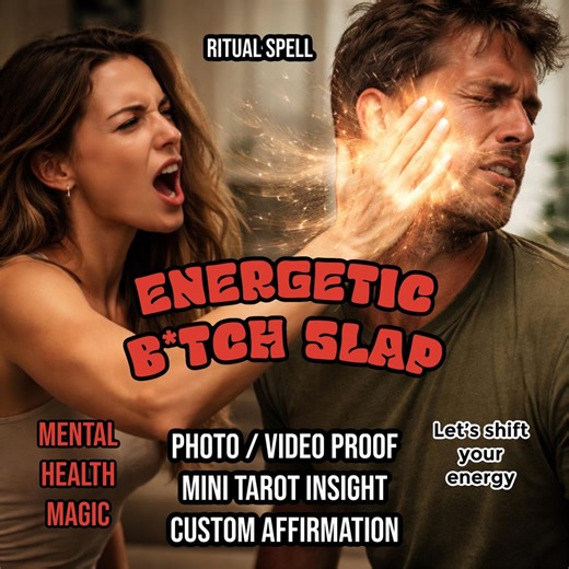 Energetic Bitch Slap , Evil Eye Remover Spell / Ritual - 24 to 72 Hr Delivery, Enhance Your Energy . - Etsy