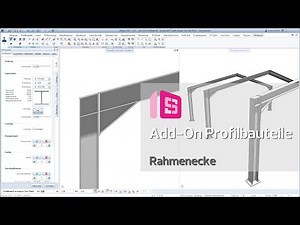 ALLPLAN Add-On Profilbauteile | Rahmenecke