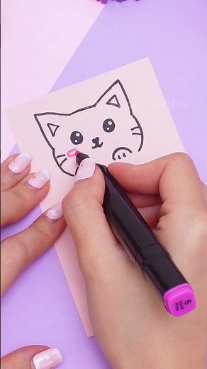 DIY Hello Kitty Mini Notebook 📓🎀 | Cute & Easy Paper Craft! #Shorts