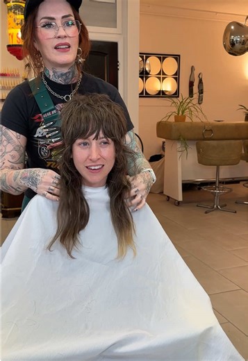 Stunning Hair Transformation: Mod Rocker Shullet Style